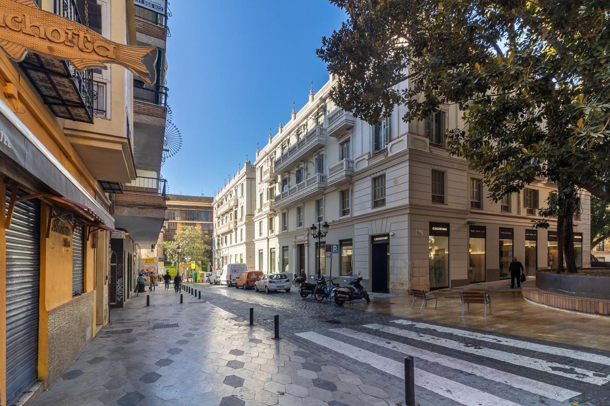 Nt Luxury Central Duplex With Terrace & Parking マラガ エクステリア 写真