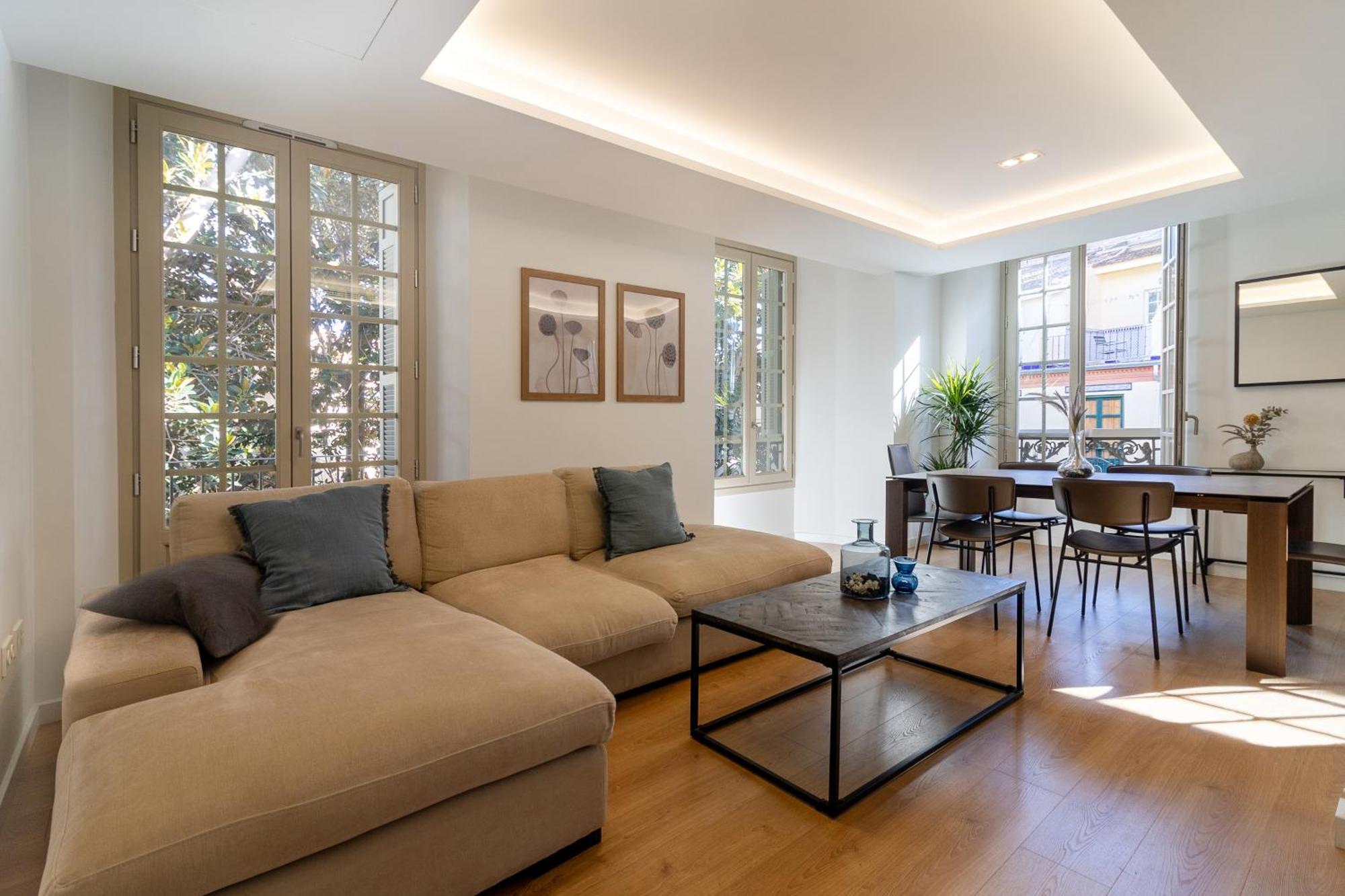 Nt Luxury Central Duplex With Terrace & Parking マラガ エクステリア 写真